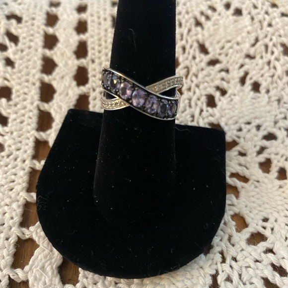 Sterling Silver Amethyst ring - Picture 1 of 8